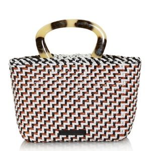 Mini Woven Leather Tote